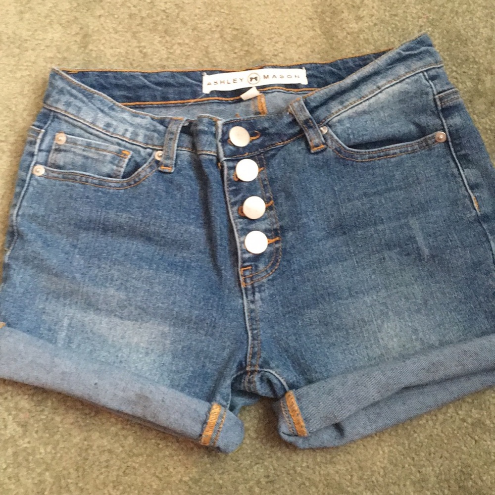 Denim shorts